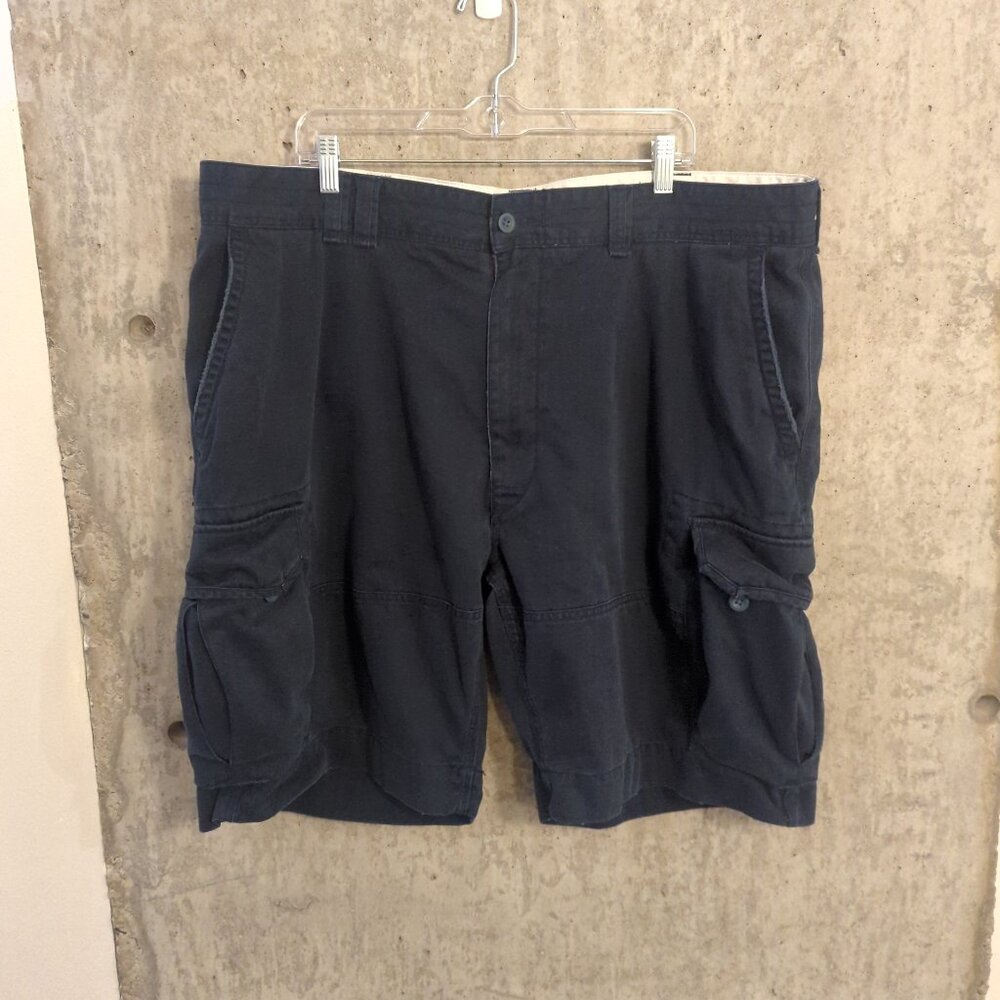 Polo Ralph Lauren Mens 44B Navy Blue Cargo Shorts Pockets Vintage Preppy